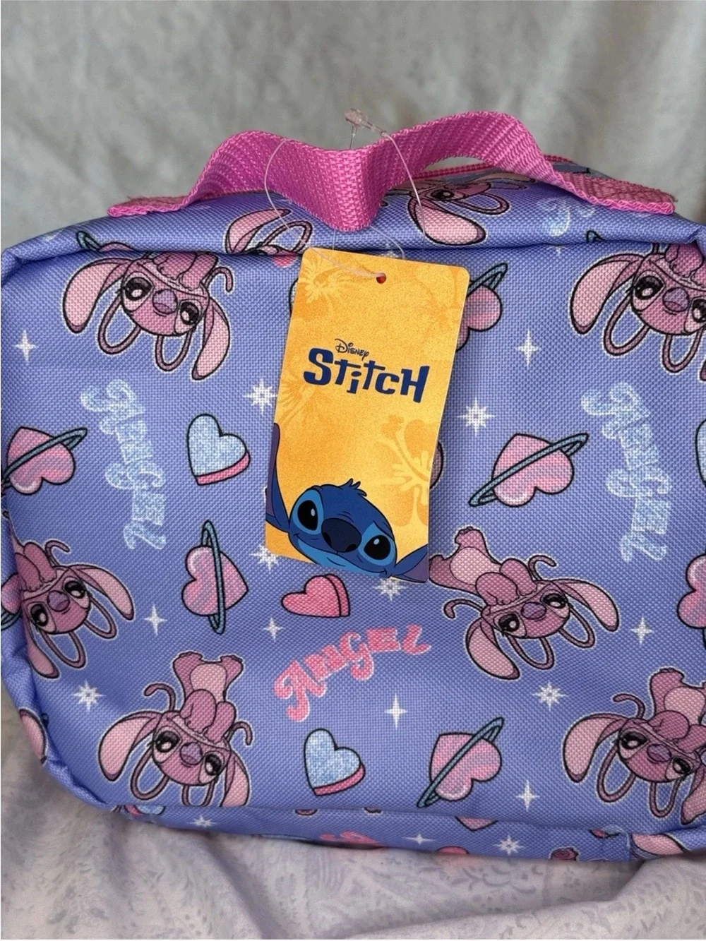 Disney Stitch & Angel, Angel Insulated Lunch Bag